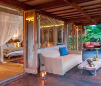 Вилла Hartland Estate, Joglo Спальня Гостиная Терраса